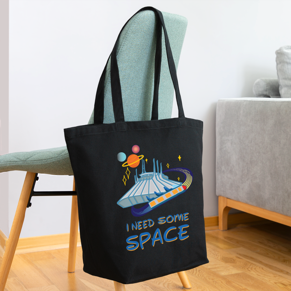 I Need Some Space Eco-Friendly Cotton Tote - black