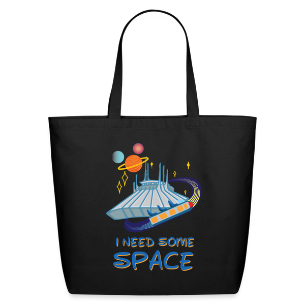 I Need Some Space Eco-Friendly Cotton Tote - black