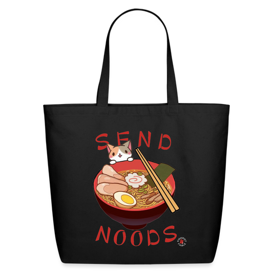 Send Noods Eco-Friendly Cotton Tote - black