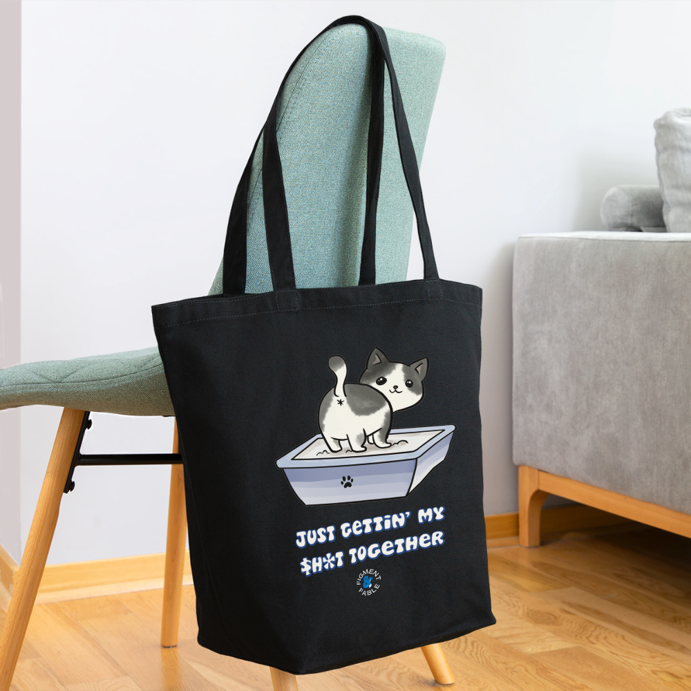 Get it Together Eco-Friendly Cotton Tote - black